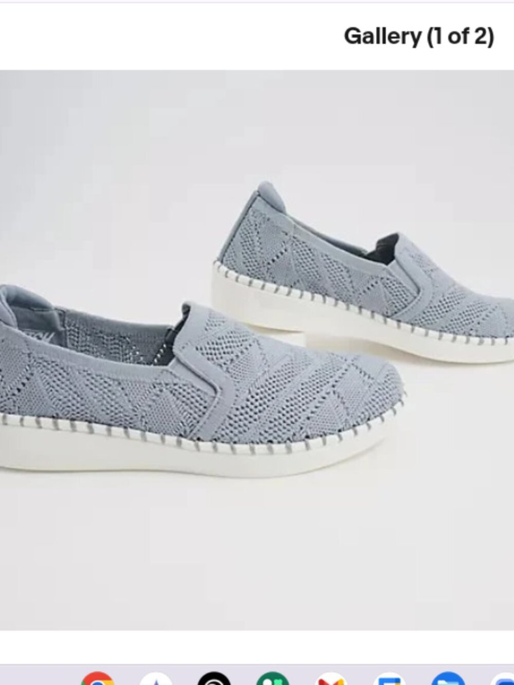 Skechers Vegan Washable Crochet Slip-Ons - Sepulveda 2.0-Grey-10M-NEW-A588037